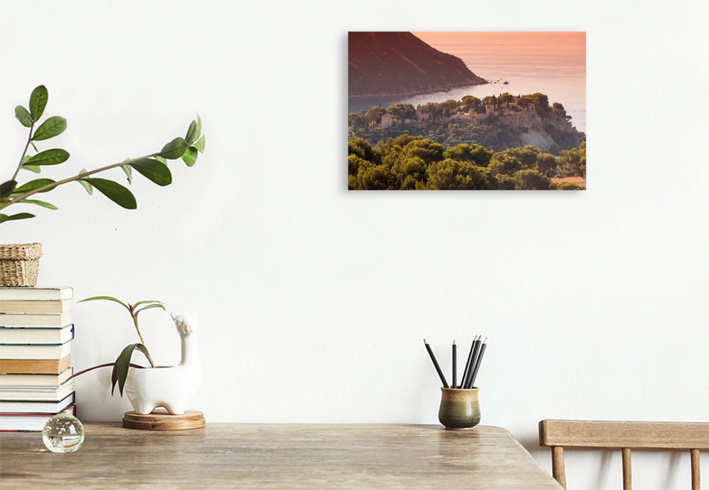 Premium Textil-Leinwand Steilküstenlandschaft bei Marseille