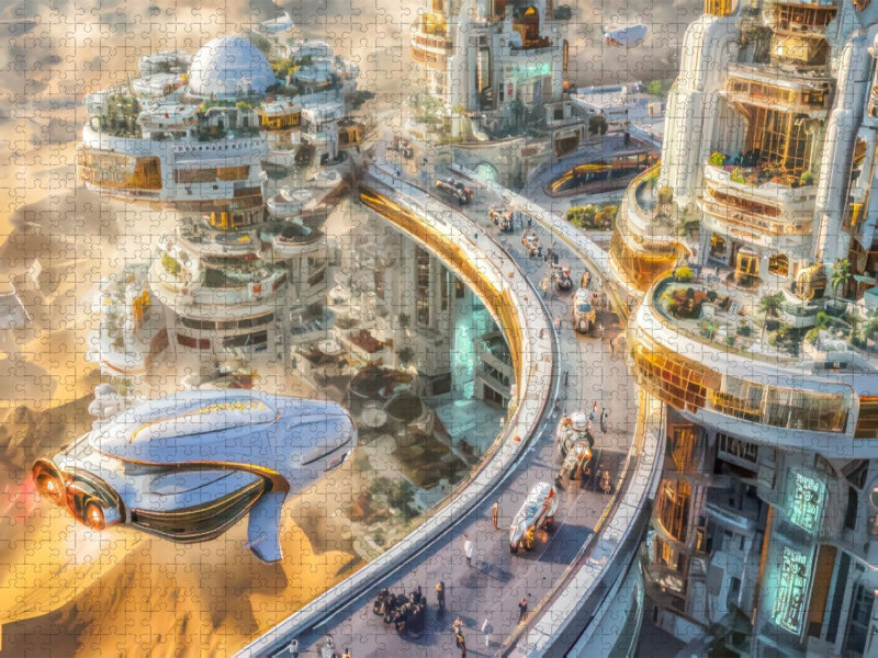 Science Fiction Reise - CALVENDO Foto-Puzzle'
