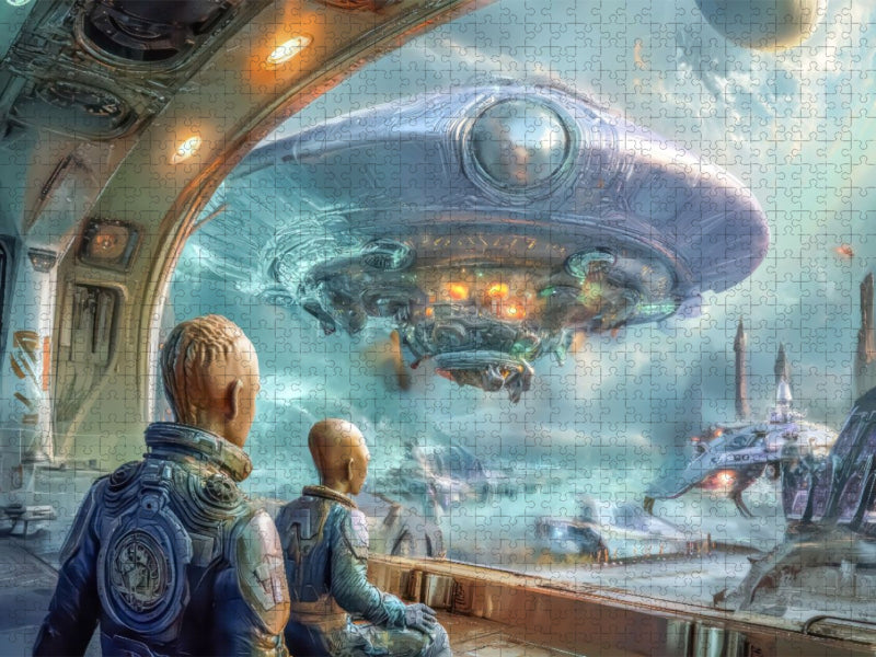 Science Fiction Reise - CALVENDO Foto-Puzzle'