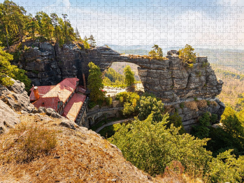 Prebischtor, Böhmische Schweiz - CALVENDO Foto-Puzzle'