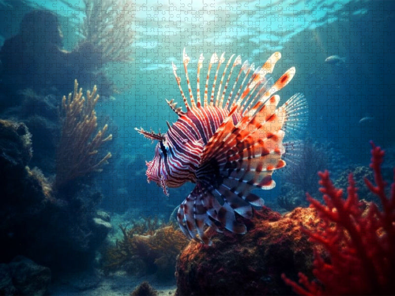 Rotfeuerfisch im Meer - CALVENDO Foto-Puzzle'