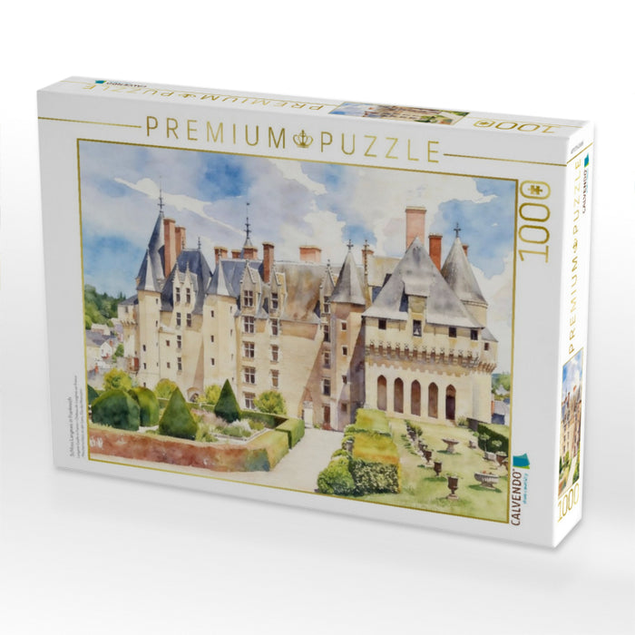 Schloss Langeais in Frankreich - CALVENDO Foto-Puzzle'