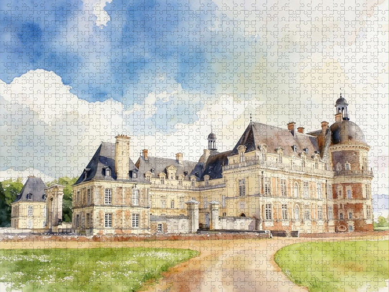 Schloss Goulaine in Frankreich - CALVENDO Foto-Puzzle'