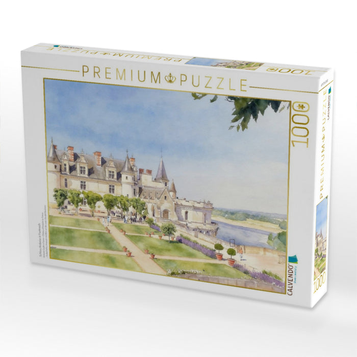 Schloss Amboise in Frankreich - CALVENDO Foto-Puzzle'