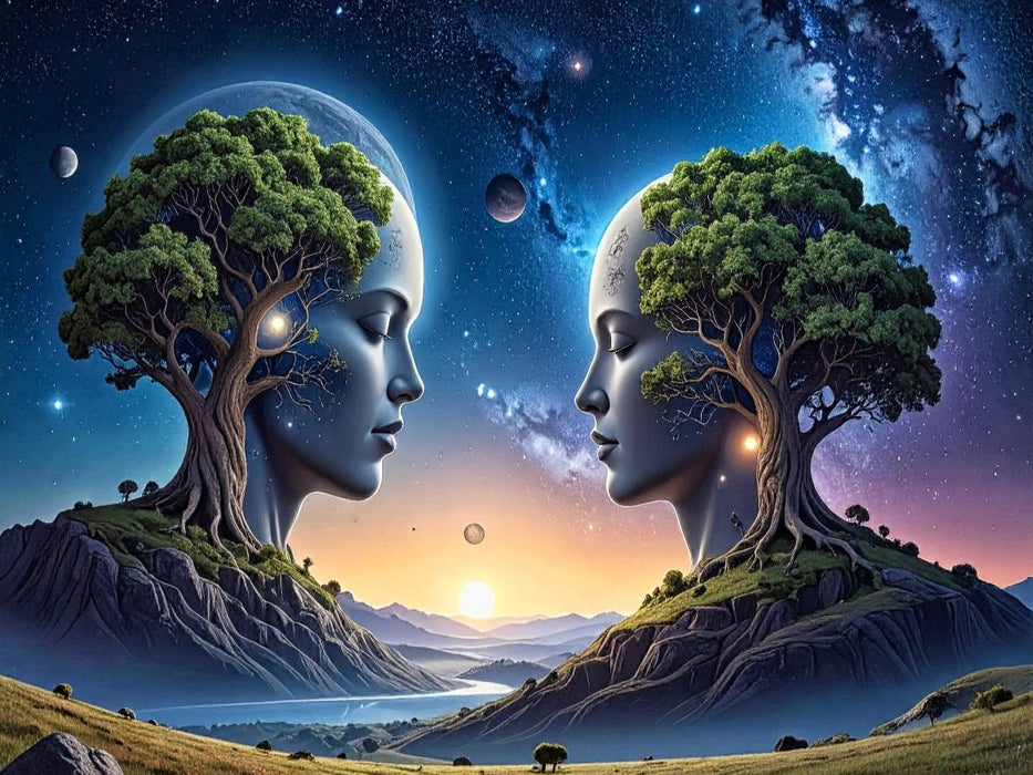 Synthese: "Am Ende fügen sich alle Fragen zu einem einzigen Bild zusammen." - CALVENDO Foto-Puzzle'