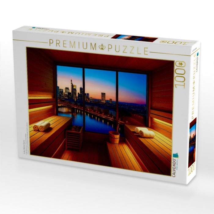In der Skyline-Sauna - CALVENDO Foto-Puzzle'