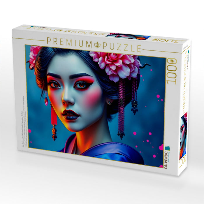 Ein Motiv aus dem Kalender Dunkle Eleganz der Geishas - CALVENDO Foto-Puzzle'