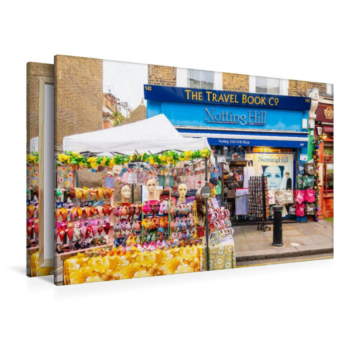 Premium Textil-Leinwand Buchladen in Notting Hill
