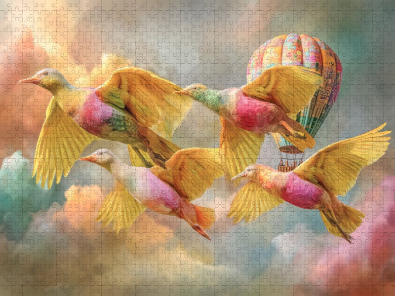 Fantasievögel - CALVENDO Foto-Puzzle'
