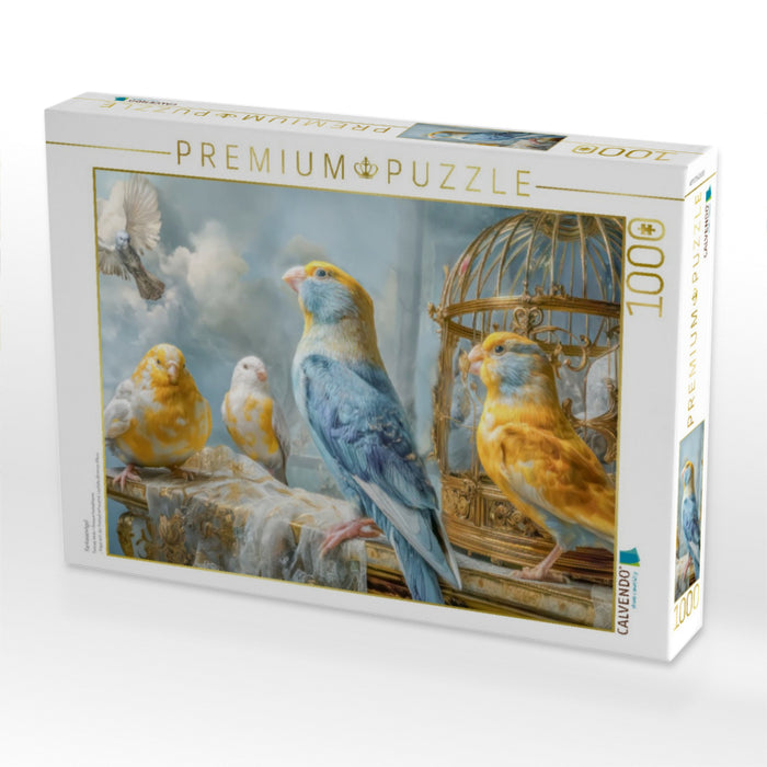 Fantasievögel - CALVENDO Foto-Puzzle'