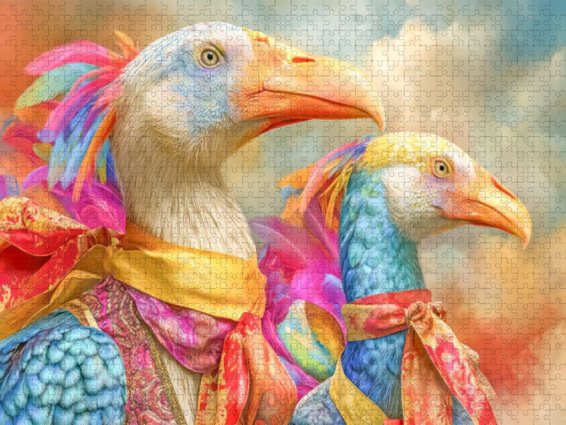 Fantasievögel - CALVENDO Foto-Puzzle'