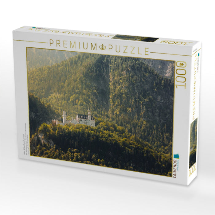 Motiv: Schloss Neuschwanstein - CALVENDO Foto-Puzzle'
