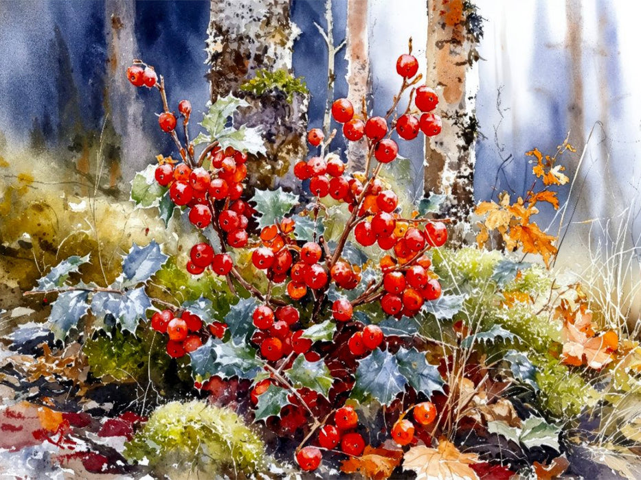 Ilex - Europäische Stechpalme - CALVENDO Foto-Puzzle'