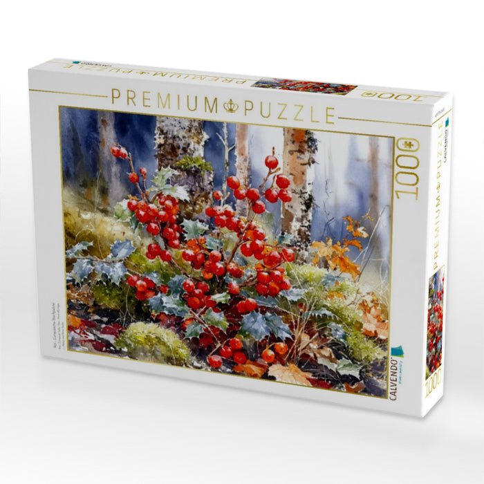 Ilex - Europäische Stechpalme - CALVENDO Foto-Puzzle'