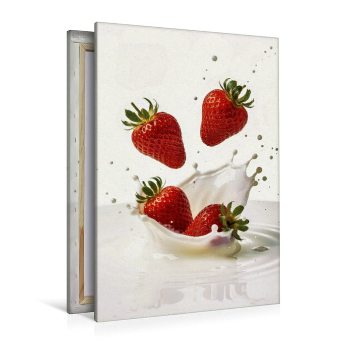 Premium Textil-Leinwand Ein Motiv aus dem Kalender Erfrischendes Obst