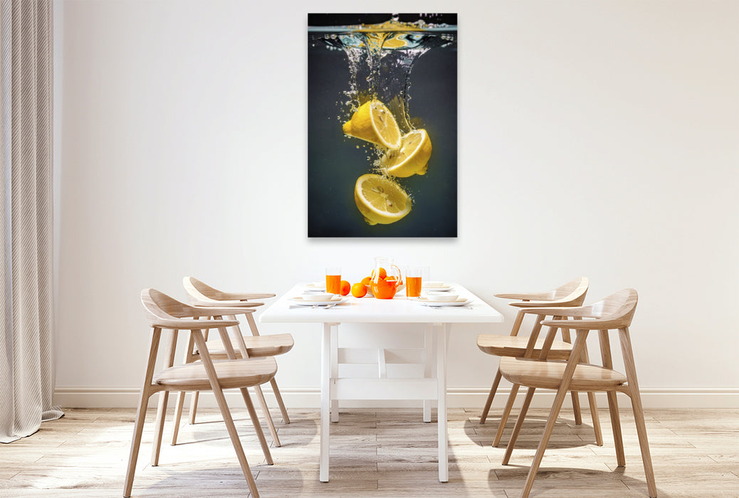 Premium Textil-Leinwand Obst, das Sonne in deinen Alltag bringt.