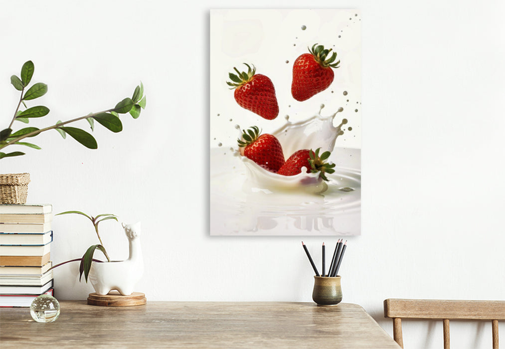 Premium Textil-Leinwand Ein Motiv aus dem Kalender Erfrischendes Obst