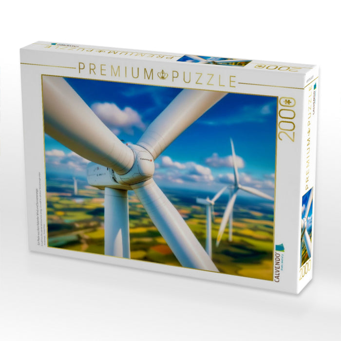 Ein Motiv aus dem Kalender Wind und Sonnenenergie - CALVENDO Foto-Puzzle'