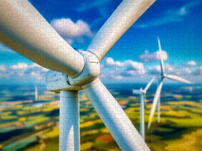 Ein Motiv aus dem Kalender Wind und Sonnenenergie - CALVENDO Foto-Puzzle'