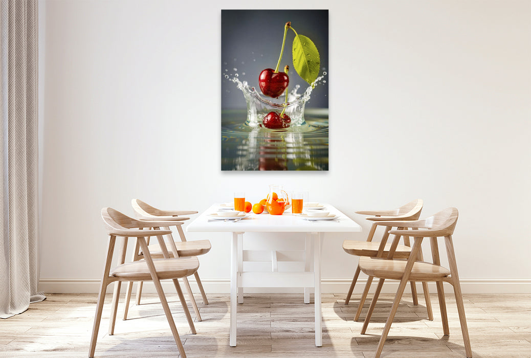 Premium Textil-Leinwand So frisch wie der Moment.