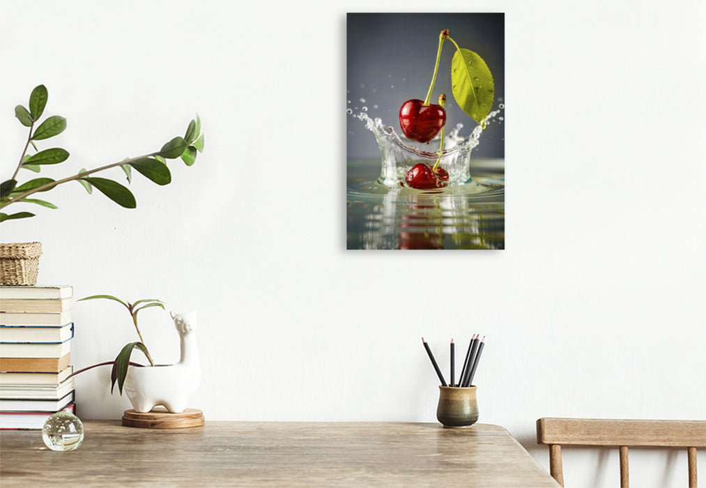 Premium Textil-Leinwand So frisch wie der Moment.