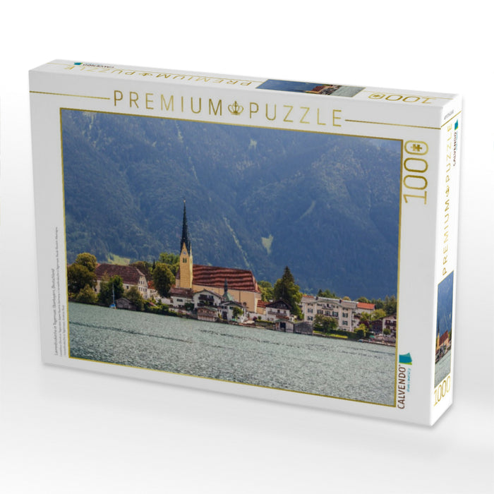 Laurentiuskirche in Tegernsee, Oberbayern, Deutschland - CALVENDO Foto-Puzzle'