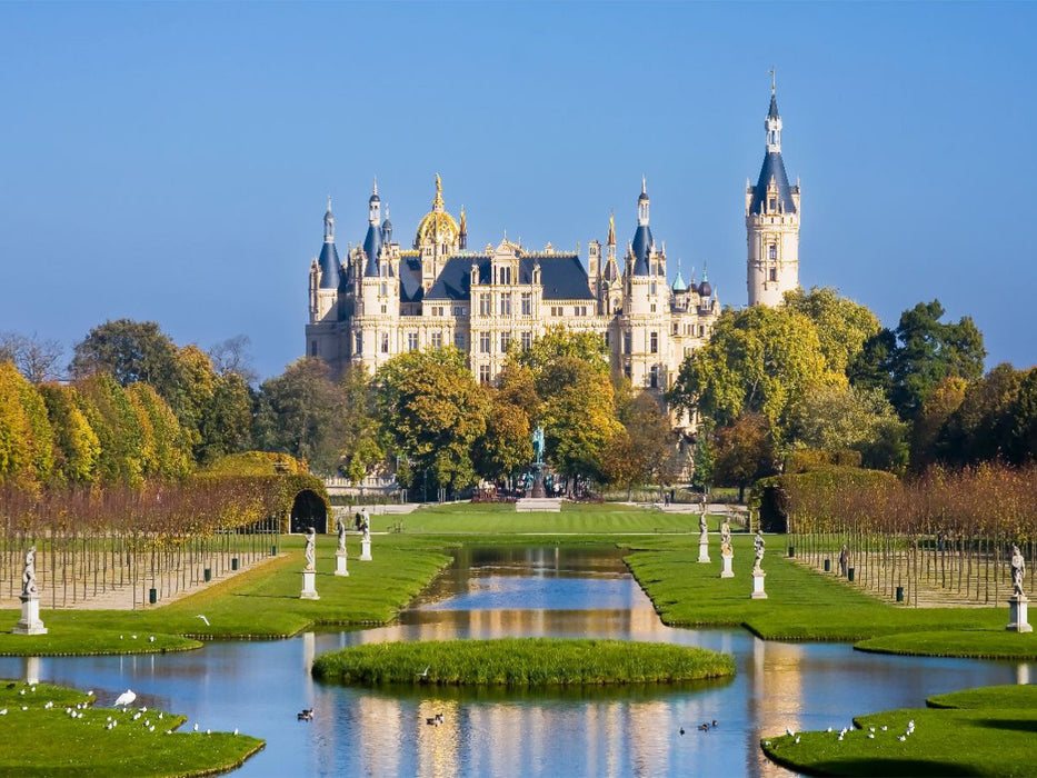 Schloss Schwerin, Mecklenburg-Vorpommern,Deutschland - CALVENDO Foto-Puzzle'