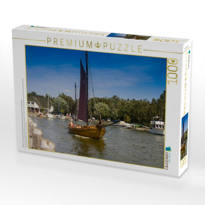 Hafen von Ahrenshoop-Althagen.Mecklenburg-Vorpommern, Deutschland - CALVENDO Foto-Puzzle'