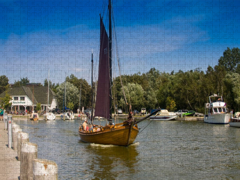 Hafen von Ahrenshoop-Althagen.Mecklenburg-Vorpommern, Deutschland - CALVENDO Foto-Puzzle'