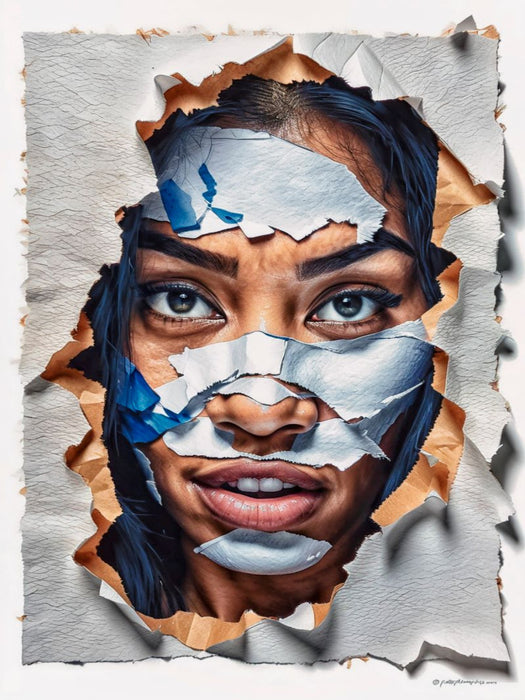 Yatima und die Papierschichten - CALVENDO Foto-Puzzle'