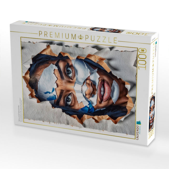 Yatima und die Papierschichten - CALVENDO Foto-Puzzle'