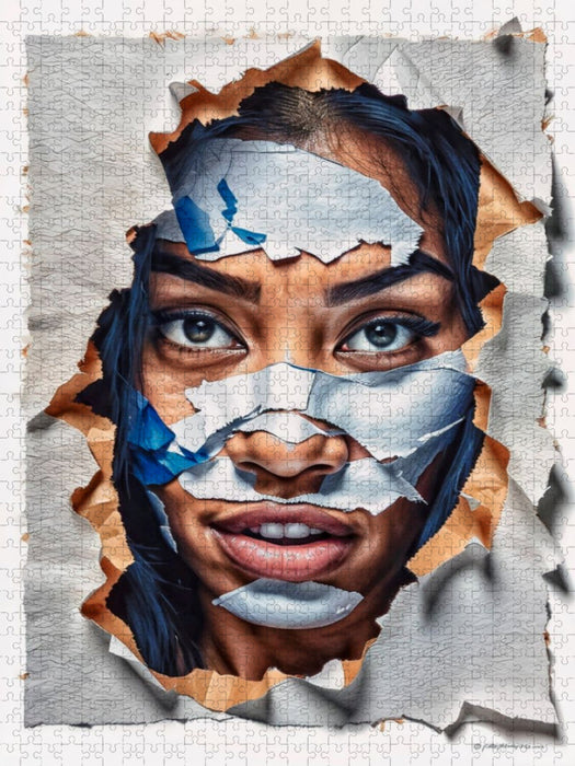 Yatima und die Papierschichten - CALVENDO Foto-Puzzle'