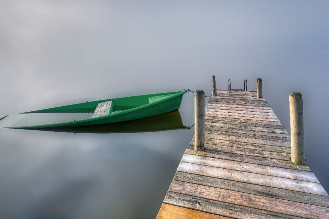 Premium Textil-Leinwand Hopfensee, Ostallgäu