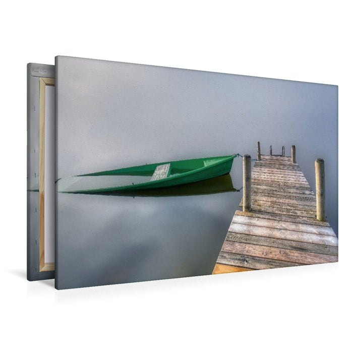 Premium Textil-Leinwand Hopfensee, Ostallgäu