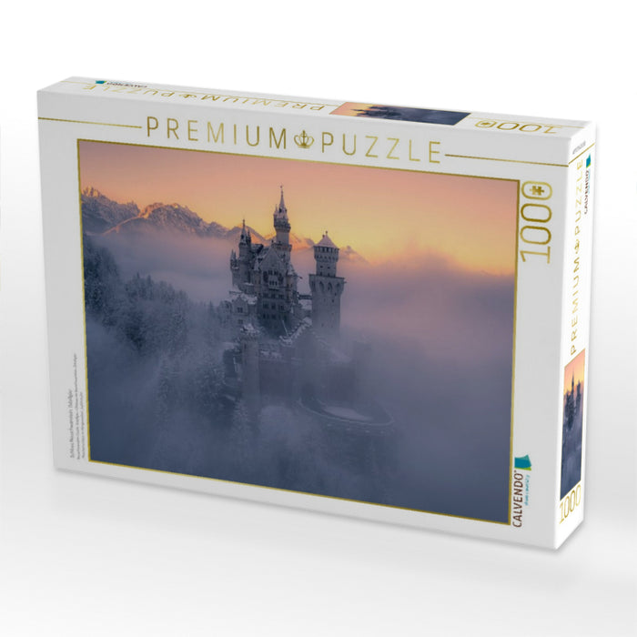 Schloss Neuschwanstein, Ostallgäu - CALVENDO Foto-Puzzle'