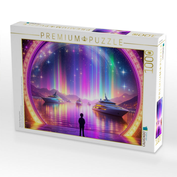 Mystischer Regenbogenhafen - CALVENDO Foto-Puzzle'