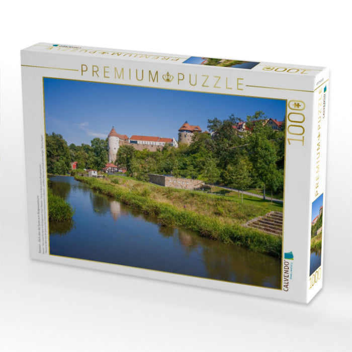 Bautzen - Blick über die Spree zum Burgwasserturm - CALVENDO Foto-Puzzle'