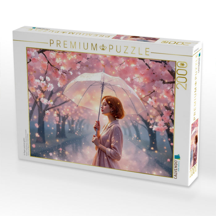 Im Regen spazieren gehen - CALVENDO Foto-Puzzle'