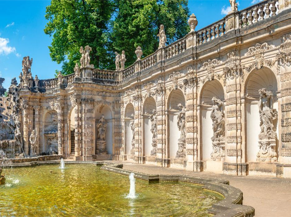 Nymphenbad, Dresdner Zwinger - CALVENDO Foto-Puzzle'