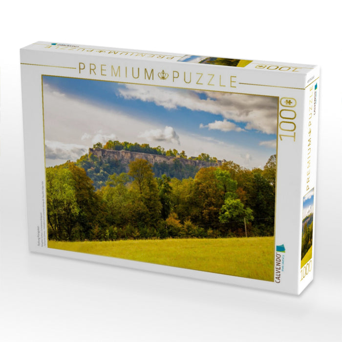 Festung Königstein - CALVENDO Foto-Puzzle'