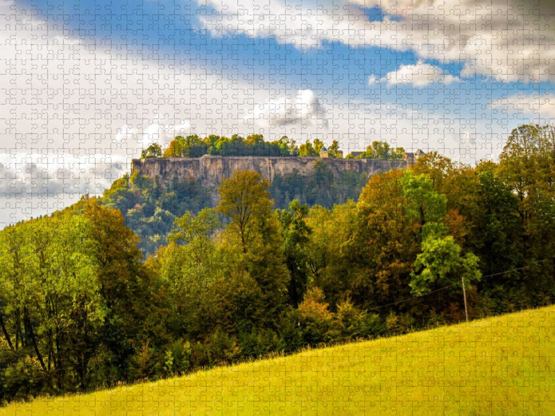 Festung Königstein - CALVENDO Foto-Puzzle'