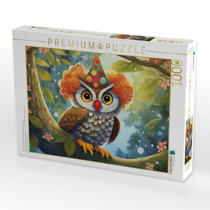 Ein komischer Kauz sein lustige Redewendung - CALVENDO Foto-Puzzle'