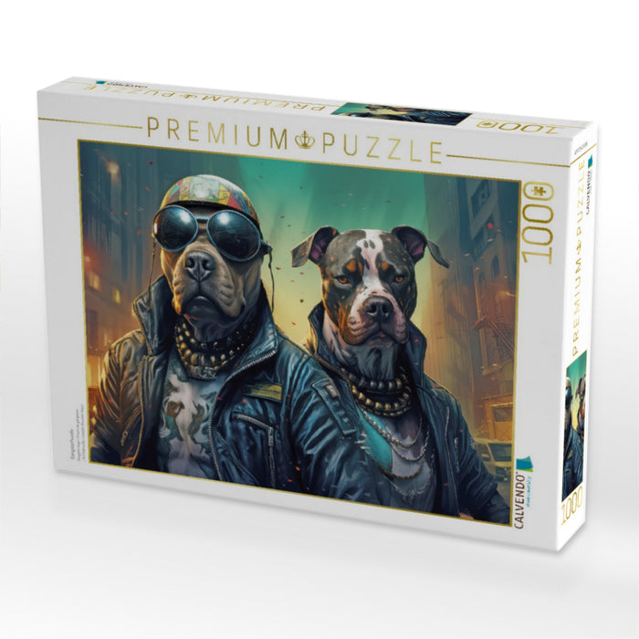 Gangsterhunde - CALVENDO Foto-Puzzle'