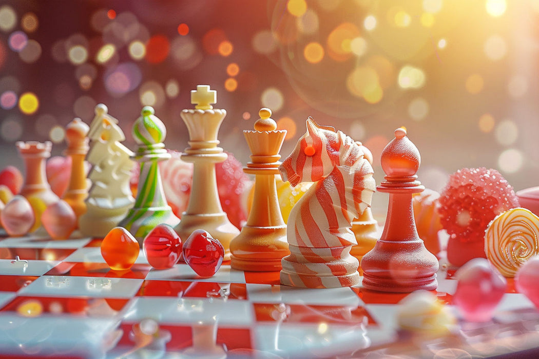 Premium Textil-Leinwand Ein Motiv aus dem Kalender Lecker Schach