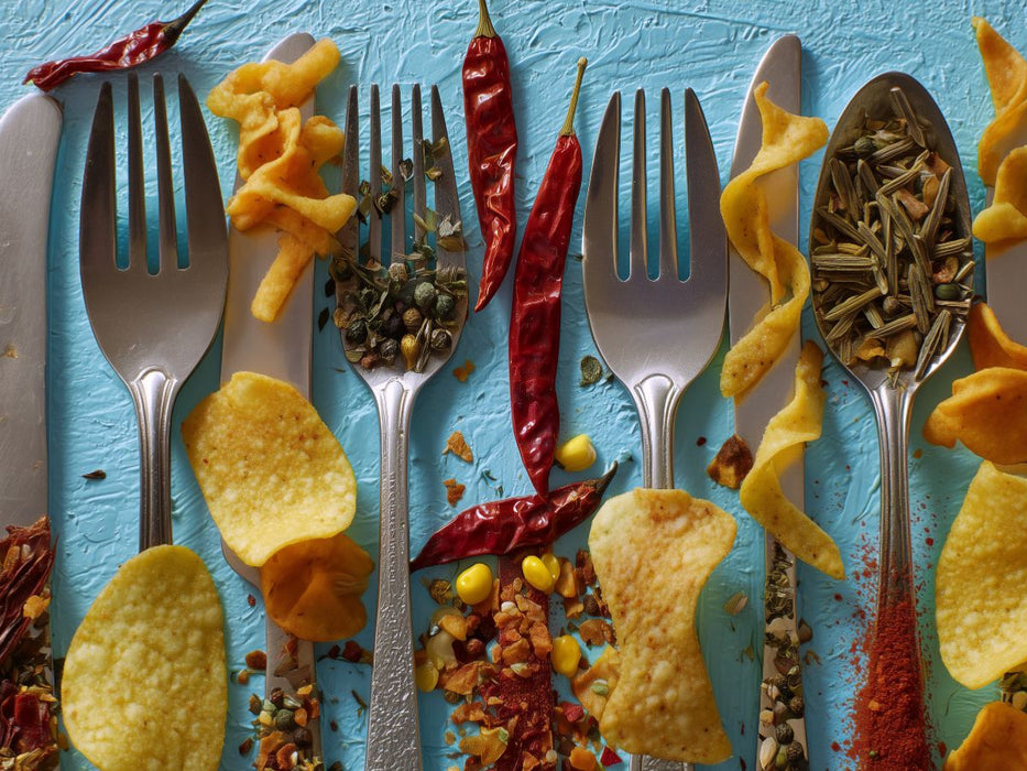Harmonie mit Chips und Chili - CALVENDO Foto-Puzzle'