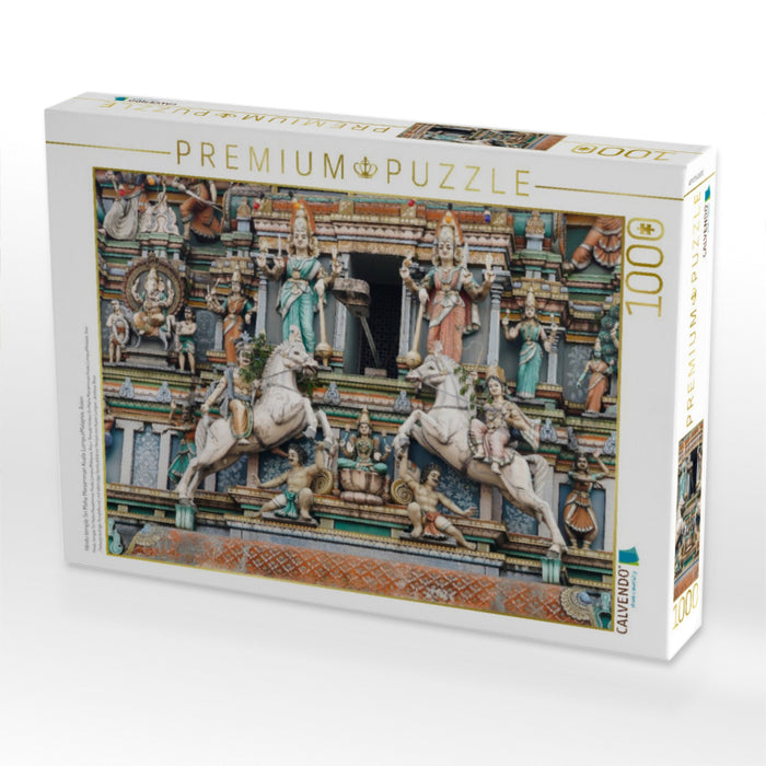 Hindu temple Sri Maha Mariamman Kuala LumpurMalaysia, Asien - CALVENDO Foto-Puzzle'