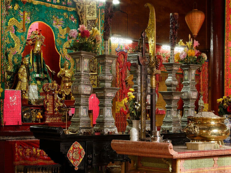 Chinesischer Tempel, Kuala LumpurMalaysia,Asien - CALVENDO Foto-Puzzle'