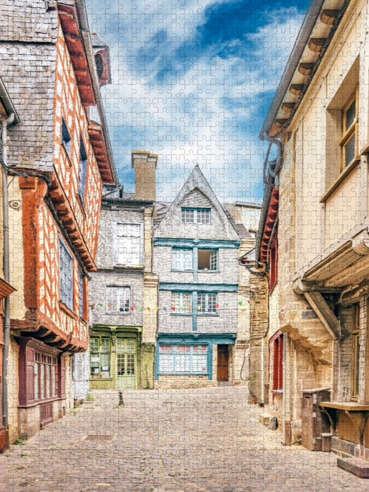 Vieille ville de Vitré - CALVENDO Foto-Puzzle'
