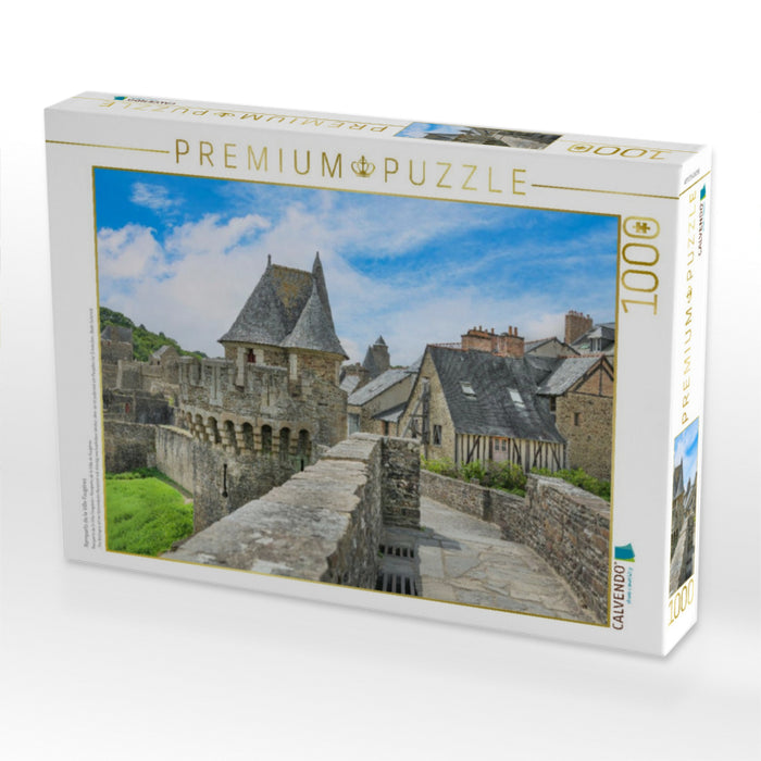 Remparts de la Ville Fougères - CALVENDO Foto-Puzzle'
