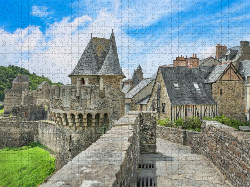 Remparts de la Ville Fougères - CALVENDO Foto-Puzzle'